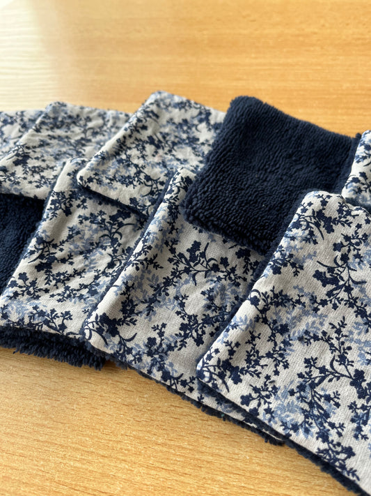 Lot de 10 cotons réutilisables