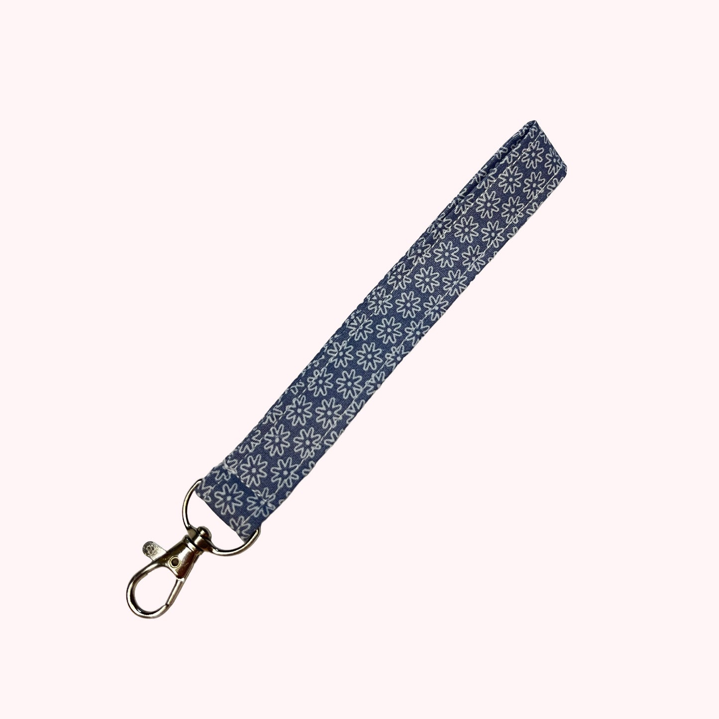 Porte-clés fleuri violet