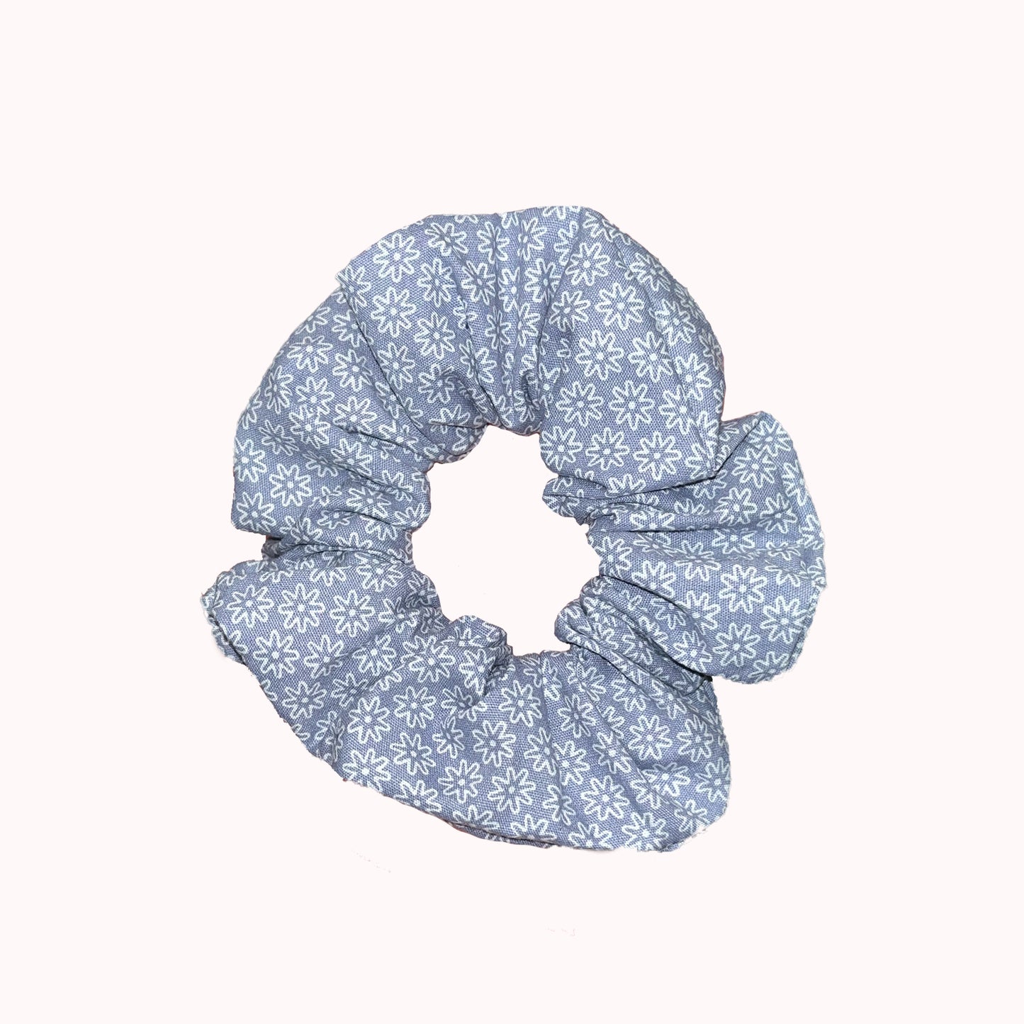 Chouchou violet fleuri