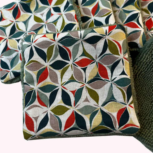 Lot de 10 cotons réutilisables