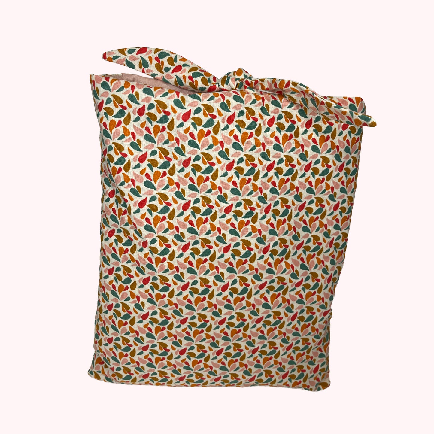 Pochette à livre motifs colorés - format broché