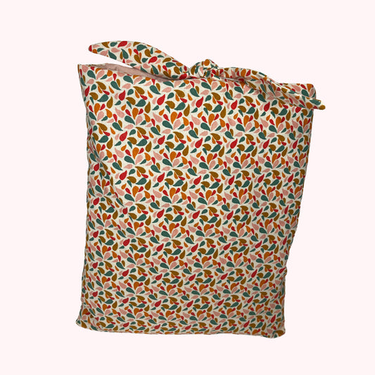 Pochette à livre motifs colorés - format broché