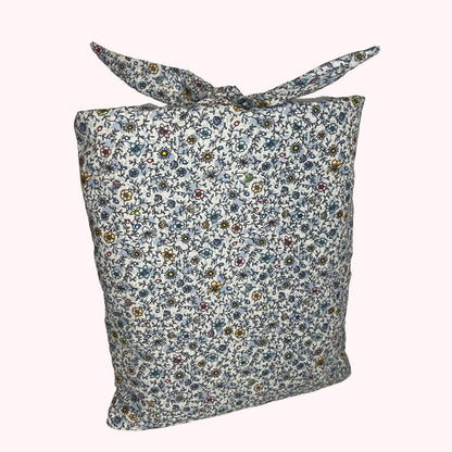 Pochette à livre fleurie - format broché