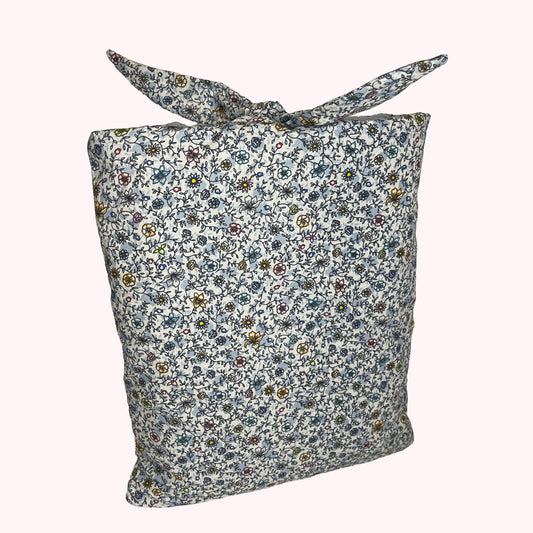 Pochette à livre fleurie - format broché