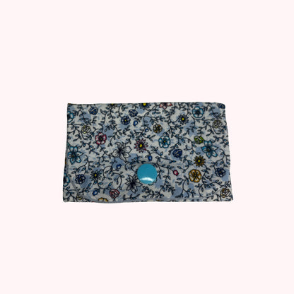 Porte-cartes fleuri