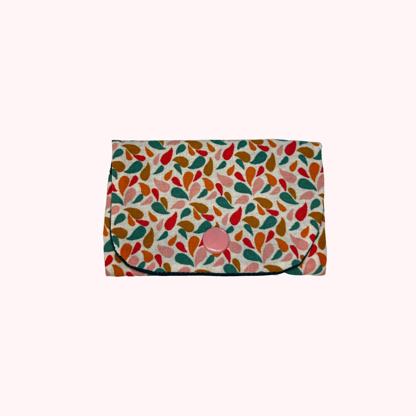 Porte-cartes à motifs colorés
