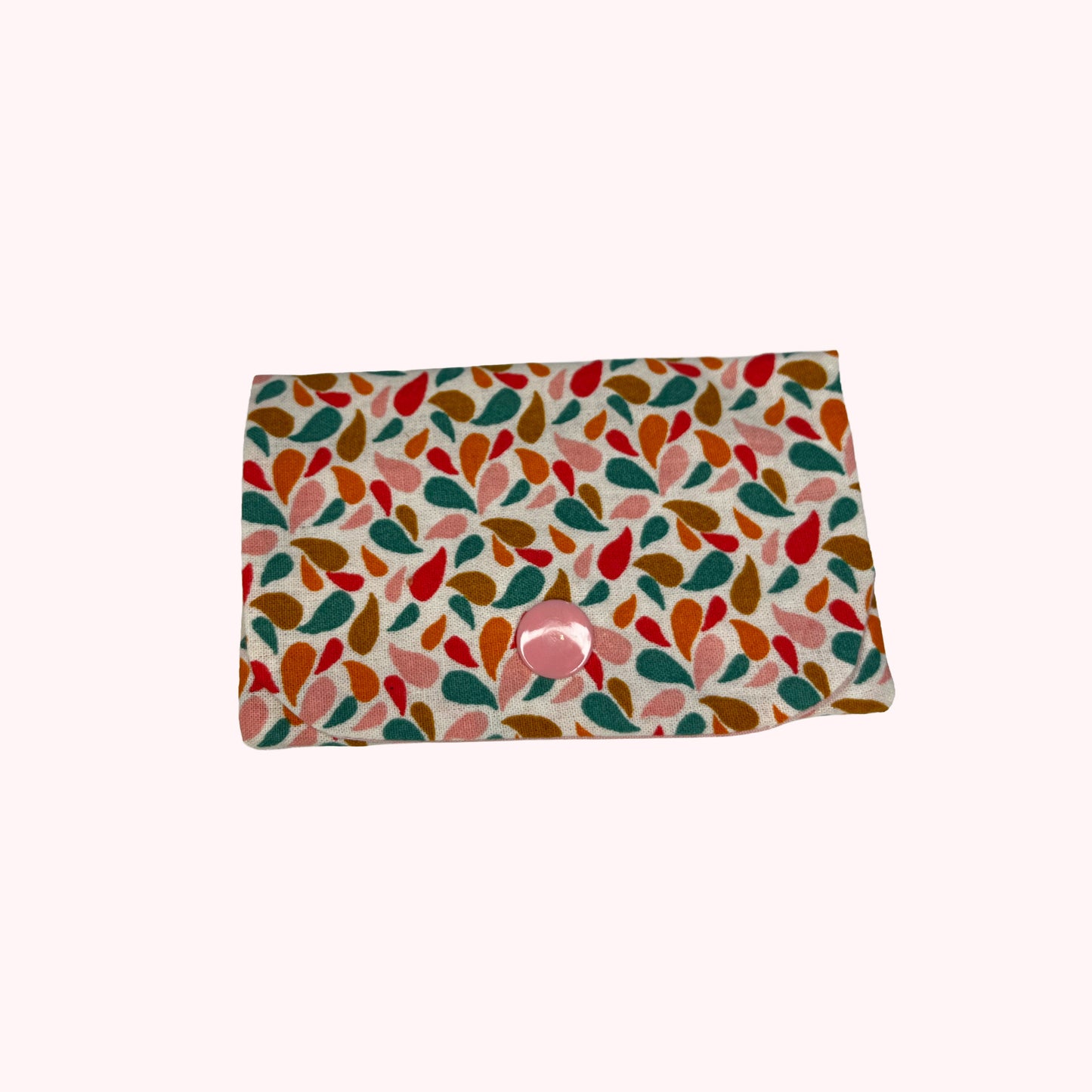 Porte-cartes à motifs colorés