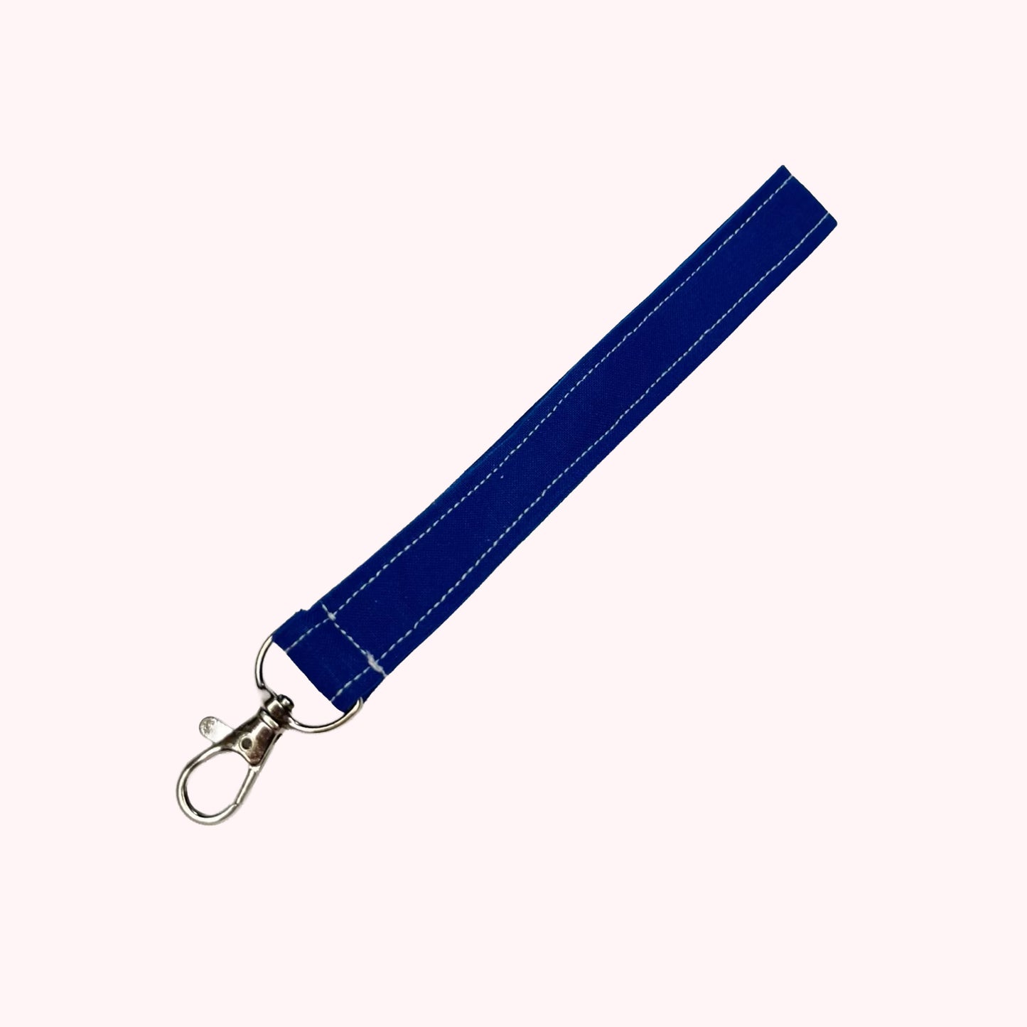 Porte-clés uni bleu